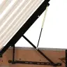 Gulta Ar Uzglabāšanas Vietu Un Matraci Pelēkbrūna 120 X 190 Cm Vidaxl
