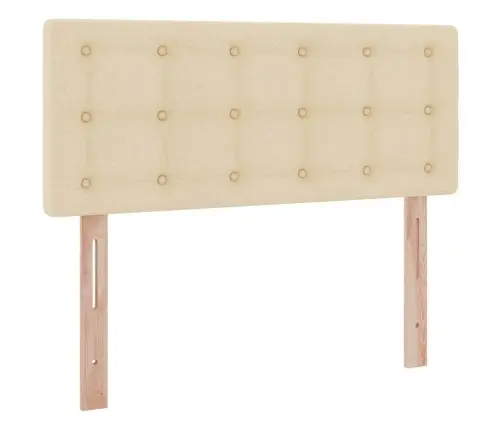 Lova Su Daiktų Laikymo Vieta Ir Čiužiniu Kremas 120 X 200 Cm