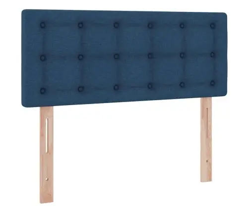 Gulta Ar Uzglabāšanas Vietu Un Matraci Zila 120 X 200 Cm Vidaxl