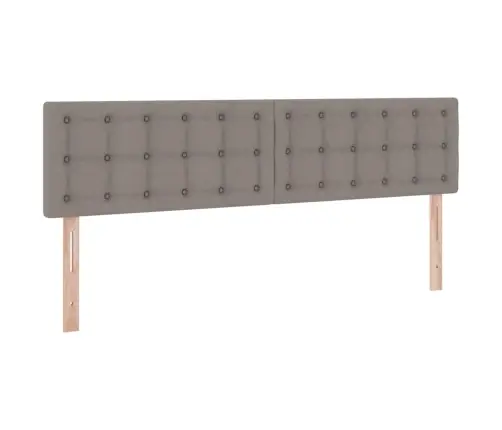 Gulta Ar Uzglabāšanas Vietu Un Matraci Pelēkbrūna 180 X 200 Cm Vidaxl