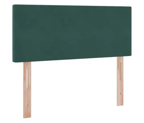 Glabāšanas Gulta Ar Matraci Tumši Zaļš 120 X 200 Cm Samts Vidaxl