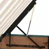 Laos Voodi Madratsiga Peaga Tume Rohelise 120 X 200 Cm Samet