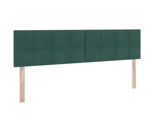Glabāšanas Gulta Ar Matraci Tumši Zaļš 180 X 200 Cm Samts Vidaxl