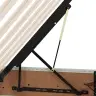 Glabāšanas Gulta Ar Matraci Gaiši Pelēks 120 X 190 Cm Samts Vidaxl