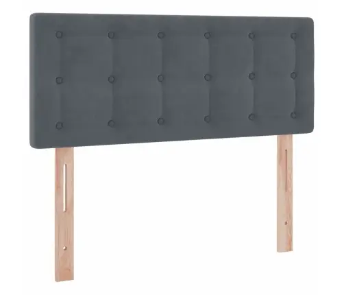 Laos Voodi Madratsiga Peaga Tumehall 120 X 200 Cm Samet