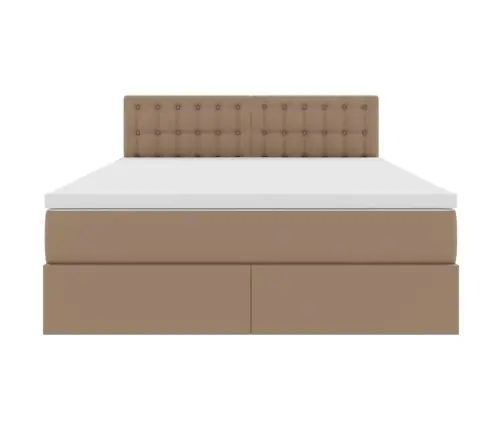 Lova Su Daiktų Laikymo Vieta Ir Led Kapučino 140 X 200 Cm