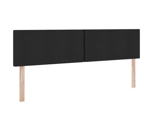 Lova Su Daiktų Laikymo Vieta Ir Led Juoda 180 X 200 Cm Audinys