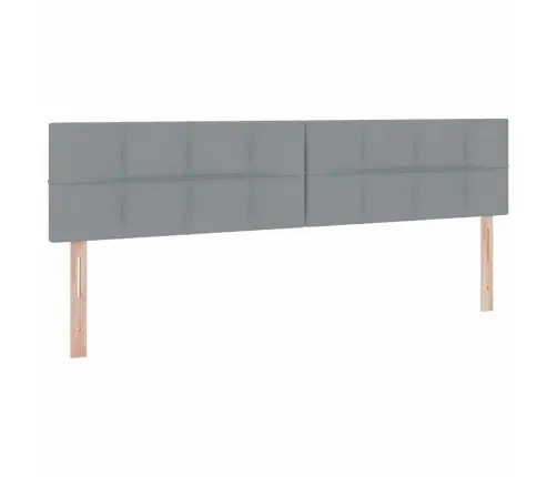 Lova Su Daiktų Laikymo Vieta Ir Led Šviesiai Pilka 200 X 200 Cm