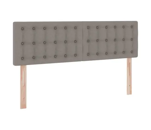 Lova Su Daiktų Laikymo Vieta Ir Led Taupe 140 X 190 Cm