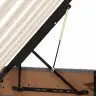 Glabāšanas Gulta Ar Matraci Pelēka 120 X 200 Cm Mākslīgā Āda Vidaxl