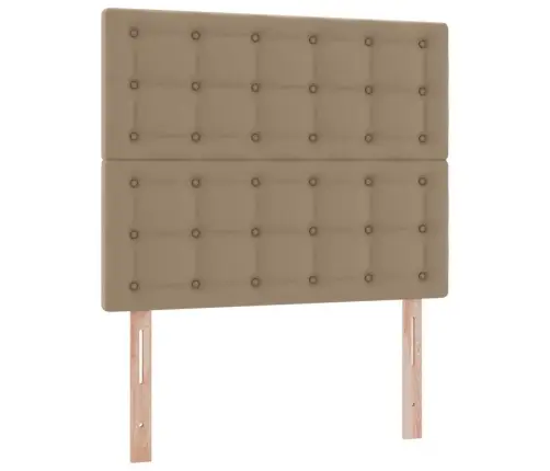 Glabāšanas Gulta Ar Matraci Kafija 120 X 200 Cm Mākslīgā Āda Vidaxl