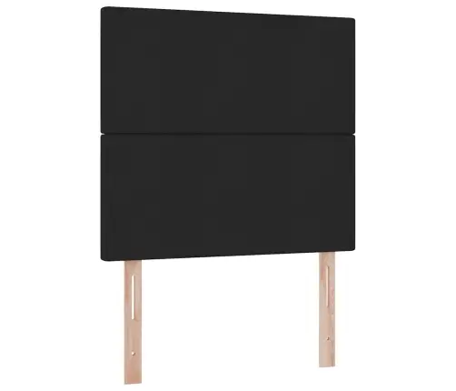 Gulta Ar Uzglabāšanas Vietu Un Matraci Melna 90 X 200 Cm Vidaxl