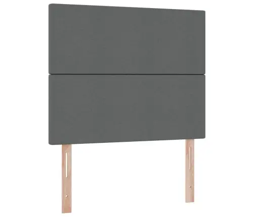 Glabāšanas Gulta Tumši Pelēks 120 X 200 Cm Mākslīgā Āda Vidaxl