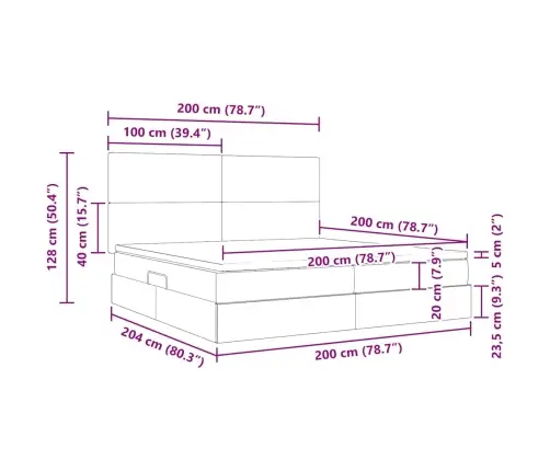 Glabāšanas Gulta Ar Matraci Melna 200 X 200 Cm Mākslīgā Āda Vidaxl
