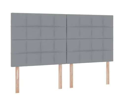 Glabāšanas Gulta Gaiši Pelēks 160 X 200 Cm Mākslīgā Āda Vidaxl