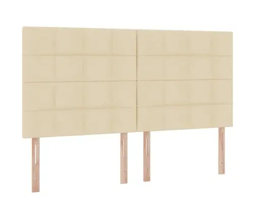 Gulta Ar Uzglabāšanas Vietu Un Matraci Krēms 160 X 200 Cm Vidaxl