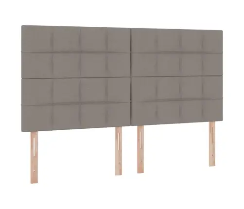 Glabāšanas Gulta Pelēkbrūna 180 X 200 Cm Mākslīgā Āda Vidaxl