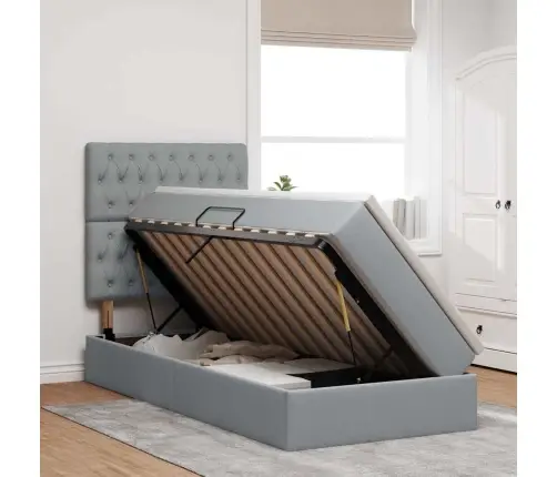 Lova Su Daiktų Laikymo Vieta Ir Čiužiniu 100 X 200 Cm