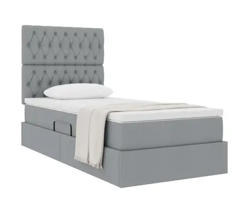 Lova Su Daiktų Laikymo Vieta Ir Čiužiniu 100 X 200 Cm