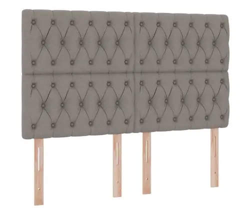 Glabāšanas Gulta Pelēkbrūna 140 X 200 Cm Mākslīgā Āda Vidaxl