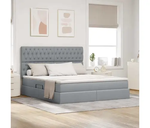 Lova Su Daiktų Laikymo Vieta Ir Čiužiniu 180 X 200 Cm