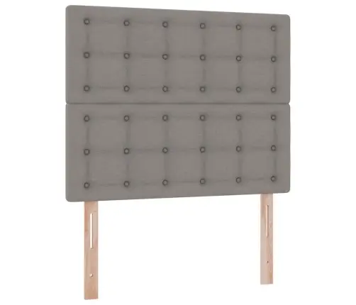 Glabāšanas Gulta Pelēkbrūna 120 X 190 Cm Mākslīgā Āda Vidaxl
