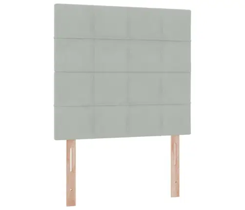 Gulta Ar Uzglabāšanas Vietu Un Matraci 100 X 200 Cm Samts Vidaxl