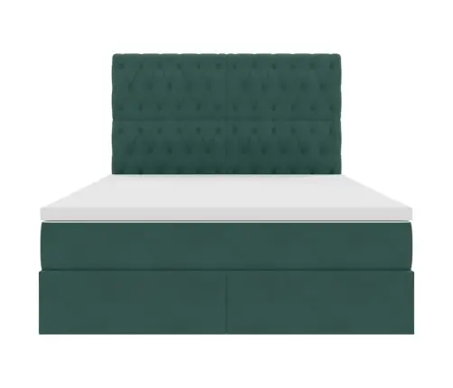 Lova Su Daiktų Laikymo Vieta Ir Čiužiniu 140 X 200 Cm Aksomas