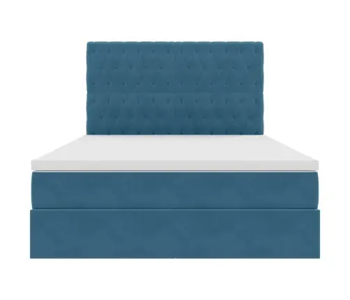 Lova Su Daiktų Laikymo Vieta Ir Čiužiniu 140 X 200 Cm Aksomas