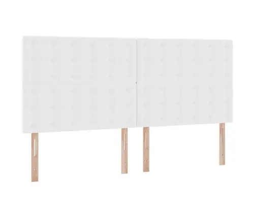 Gulta Ar Led Sloksnes Lukturiem Tīra Balta 200 X 200 Cm Pvc Vidaxl