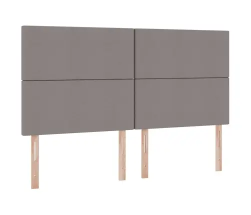 Lova Su Daiktų Laikymo Vieta Ir Led Taupe 160 X 200 Cm