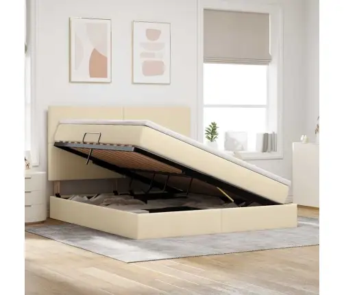 Lova Su Daiktų Laikymo Vieta Ir Led Kremas 180 X 200 Cm