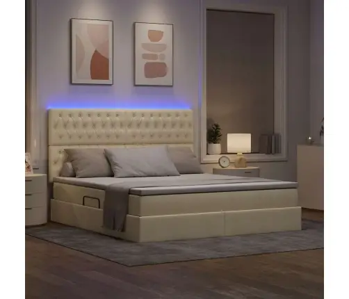 Lova Su Daiktų Laikymo Vieta Ir Led Su Led Kremas 180 X 200 Cm