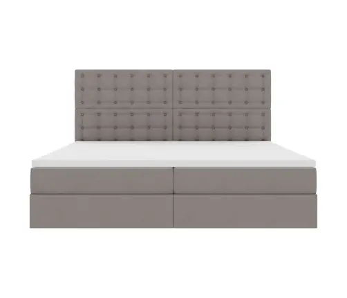 Led-Valgusega Hoiuvoodi Pruunikashall 200 X 200 Cm Polüester