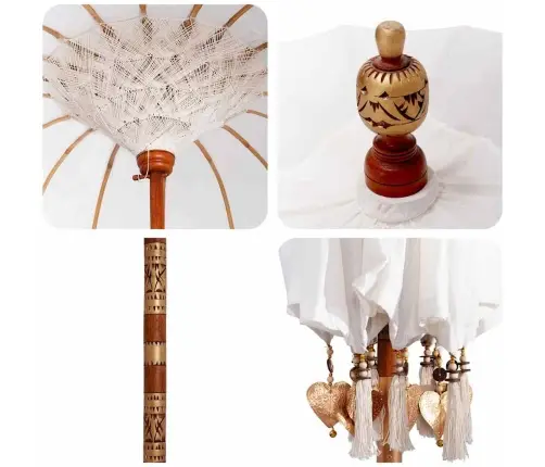 Balineesia Vihmavari Koos Alusega 260 210-220 Cm Puuvill