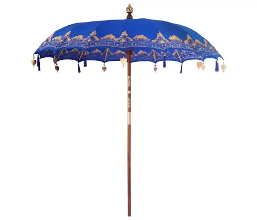Balietiškas Skėtis Su Baze Mėlyna 215 X 215 X 260 Cm