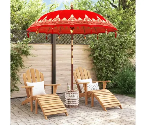 Balietiškas Skėtis Su Baze Raudona 215 X 215 X 260 Cm