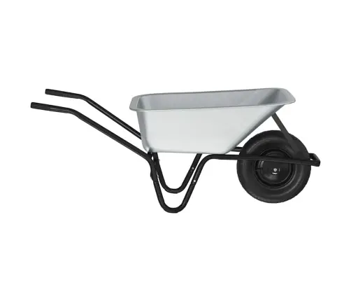Vežimėlis Sidabrinė Ir Juoda 141 X 60 X 57 Cm Plienas