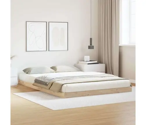 Grindų Lovos Rėmas Natūrali 213.5 X 104 X 9 Cm
