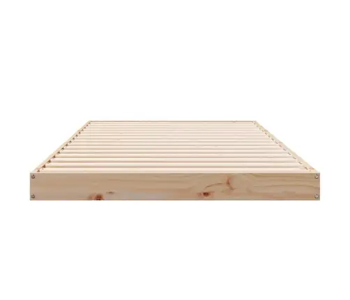 Põrandavoodiraam Neutraalne 80 X 220 Cm Männipuit