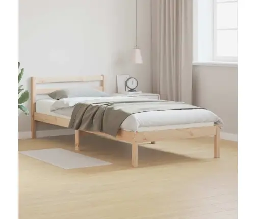 Lovos Rėmas Ruda 208.6 X 157.6 X 69.4 Cm Kietos Pušies Mediena