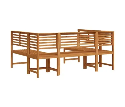 5 Gab Dārza Soliņu Komplekts No Akācijas Koka Vidaxl