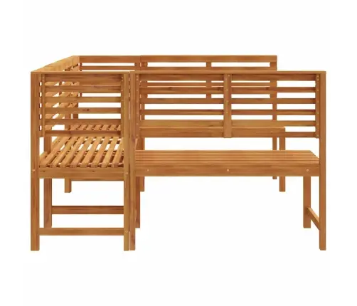 5 Gab Dārza Soliņu Komplekts No Akācijas Koka Vidaxl