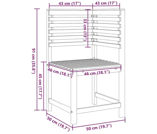 5 Gab Dārza Soliņu Komplekts No Akācijas Koka Vidaxl