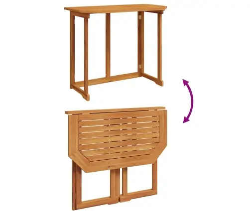 Sodo Bistro Rinkinys 3 Pcs Ruda Kietos Akacijos Mediena