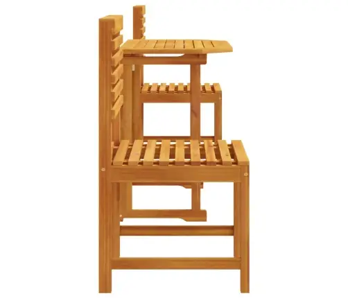 Sodo Bistro Rinkinys 3 Pcs Ruda Kietos Akacijos Mediena