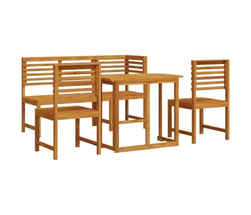 Aia Bistroo Komplekt 5 Pcs Pruun Tugev Akaatsiapuit