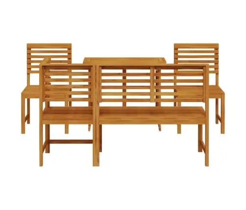 Aia Bistroo Komplekt 5 Pcs Pruun Tugev Akaatsiapuit