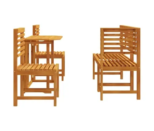 Aia Bistroo Komplekt 5 Pcs Pruun Tugev Akaatsiapuit