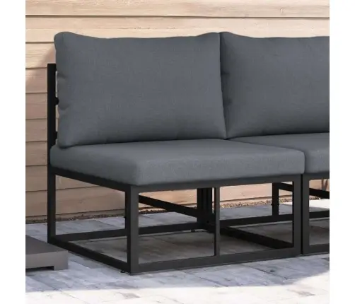 Āra Mēbeles Ar Spilvenu Ar Spilvenu Melns Un Anthracite Vidaxl Āra Mēbeles Ar Spilvenu Ar Spilvenu Melns Un Anthracite Vidaxl